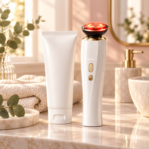 Veloura LiftWave™ — Microcurrent & Red Light Facial Sculpting Device