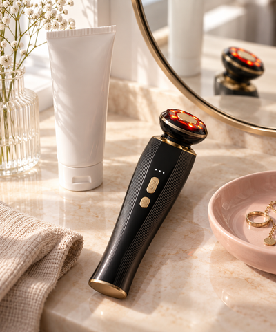 Veloura LiftWave™ — Microcurrent & Red Light Facial Sculpting Device