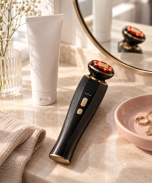 Veloura LiftWave™ — Microcurrent & Red Light Facial Sculpting Device