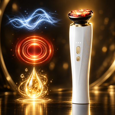 Veloura LiftWave™ — Microcurrent & Red Light Facial Sculpting Device